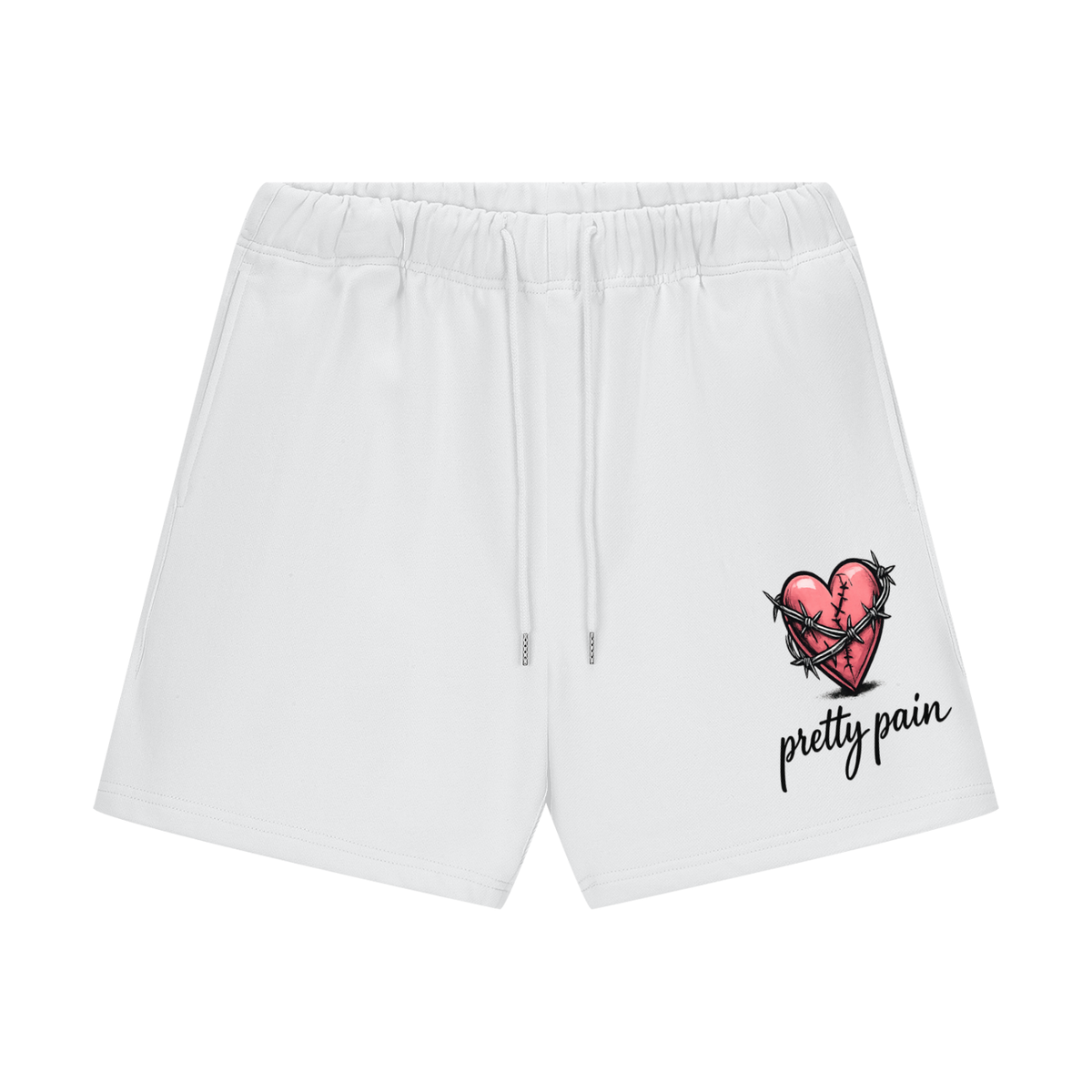 PRETTY LILLY  PAIN Unisex Heavyweight Fleece Loose Fit Shorts ODMPOD