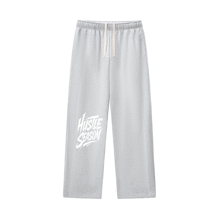 HUSTLE SEASON Contrast-Stitched Fleece Sweatpants ODMPOD