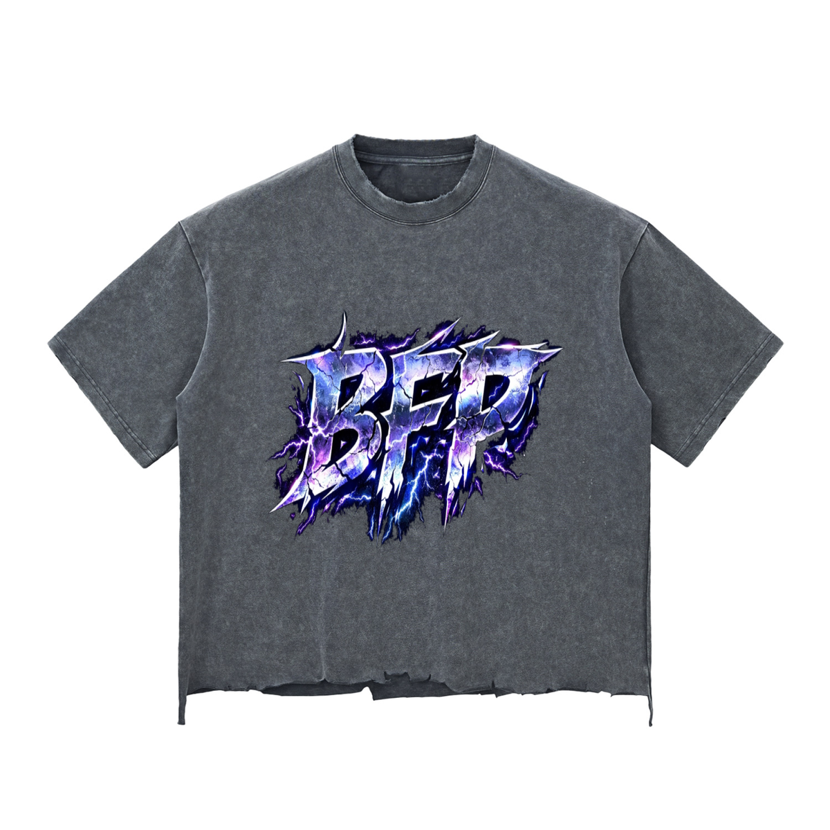 DARKSIDE Snow Wash Raw-Hem Boxy T-shirt ODMPOD
