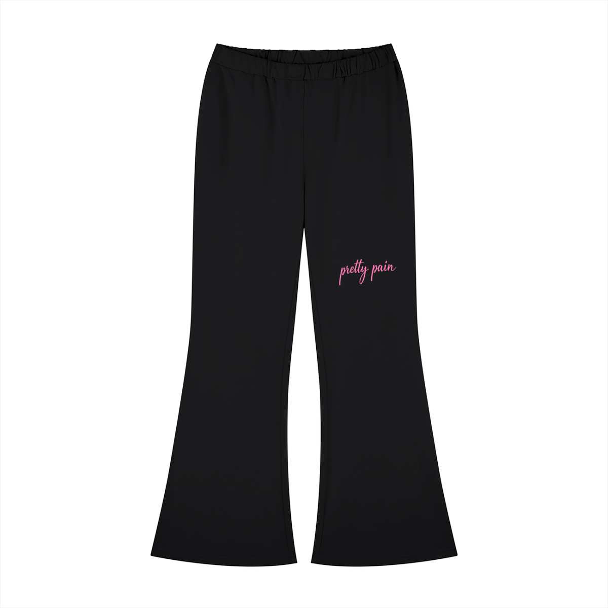 PRETTY PAIN Women's Slim-Fit Flared Sweatpants ODMPOD
