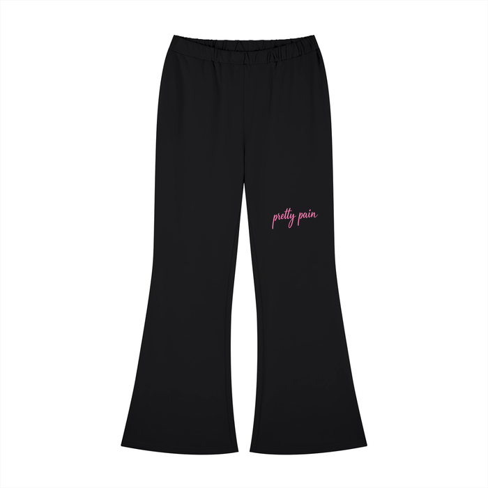 PRETTY PAIN Women's Slim-Fit Flared Sweatpants ODMPOD
