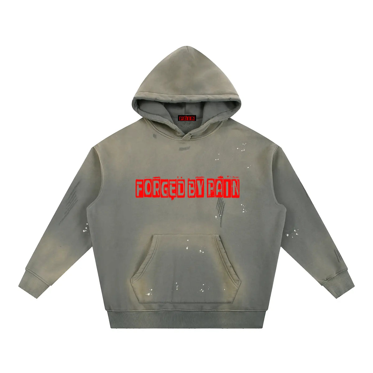 BFP Vintage Washed Forged by Pain Fleece Hoodie - Built From Pain Clothing