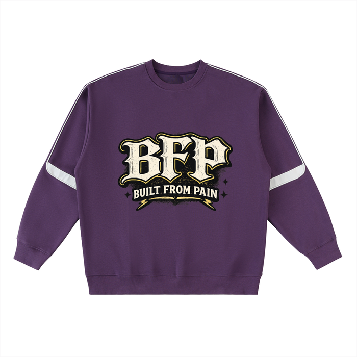 Oversized Crewneck Taped Sweatshirt ODMPOD