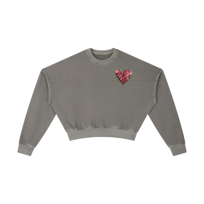 Vintage Washed Cropped Sweatshirt ODMPOD