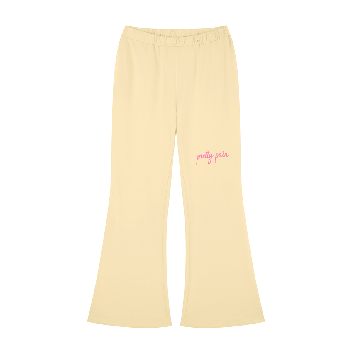 PRETTY PAIN Women's Slim-Fit Flared Sweatpants ODMPOD