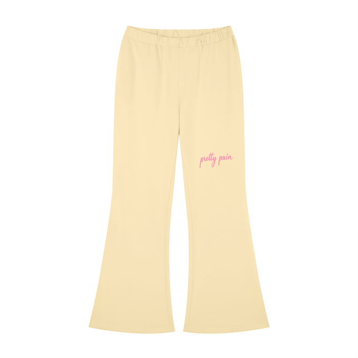 PRETTY PAIN Women's Slim-Fit Flared Sweatpants ODMPOD