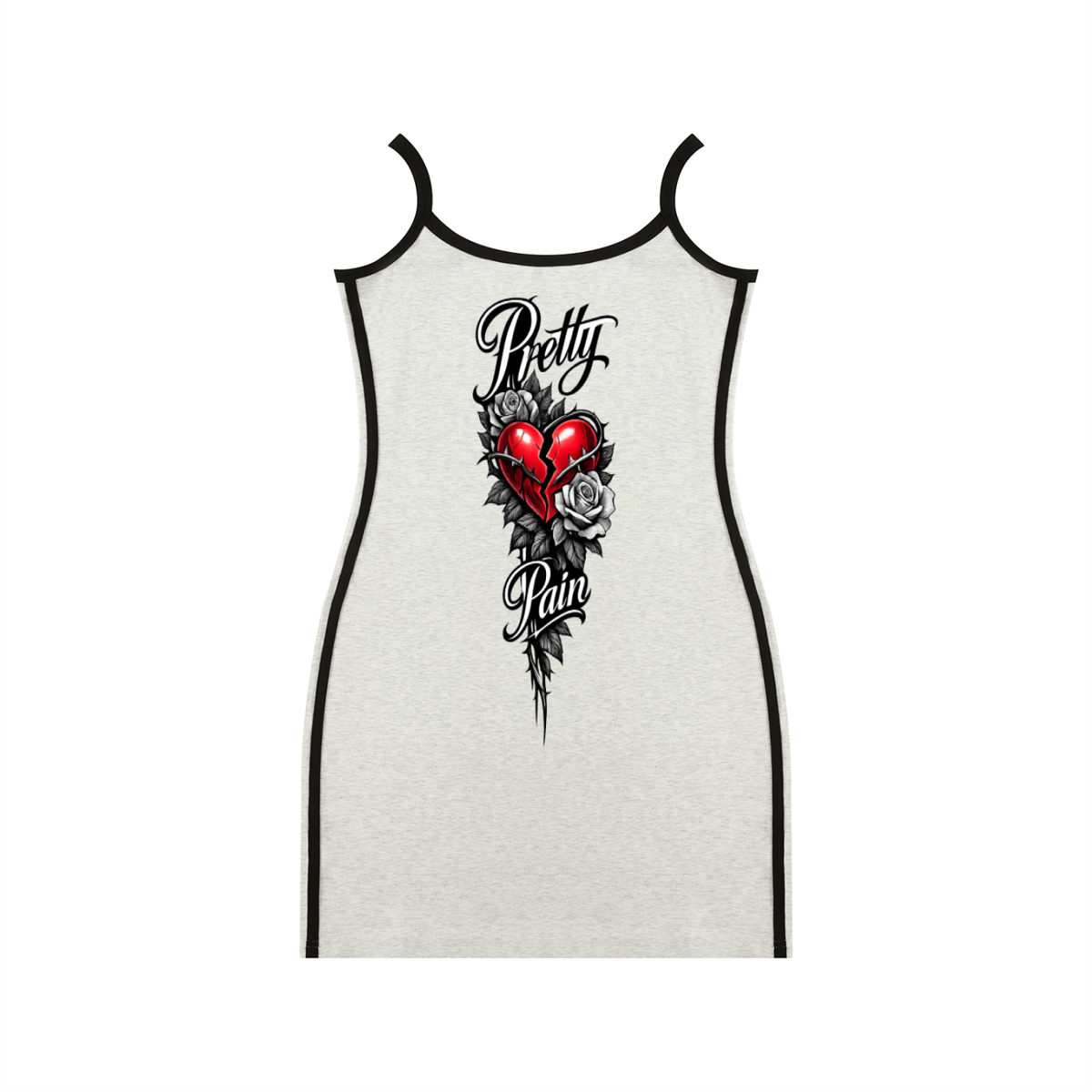 PRETTY PAIN Women's Color Block Mini Dress ODMPOD