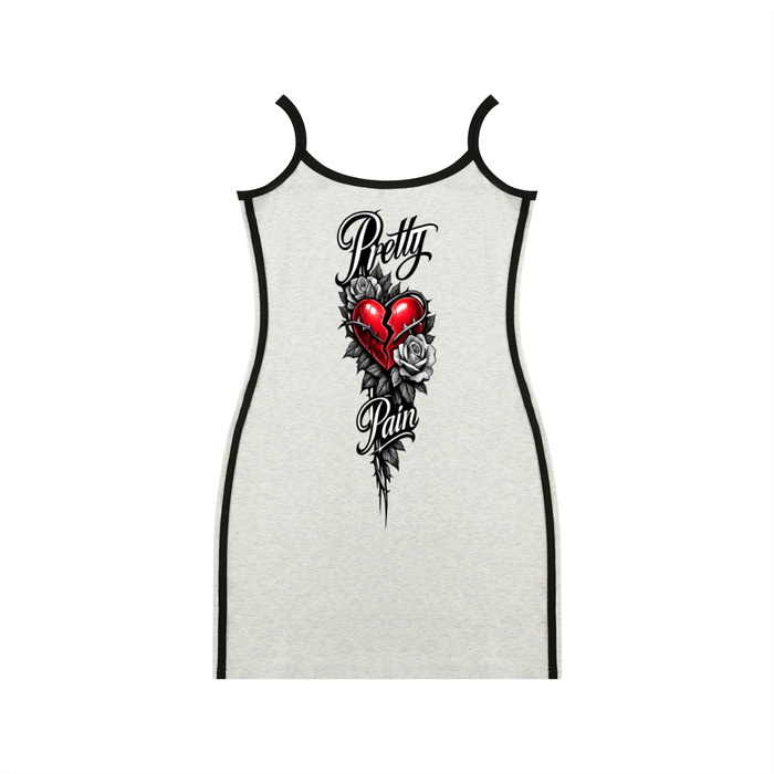 PRETTY PAIN Women's Color Block Mini Dress ODMPOD