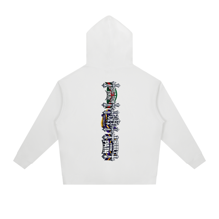 2 GUNS CHROME Essential Heavyweight Drop-Shoulder Hoodie ODMPOD