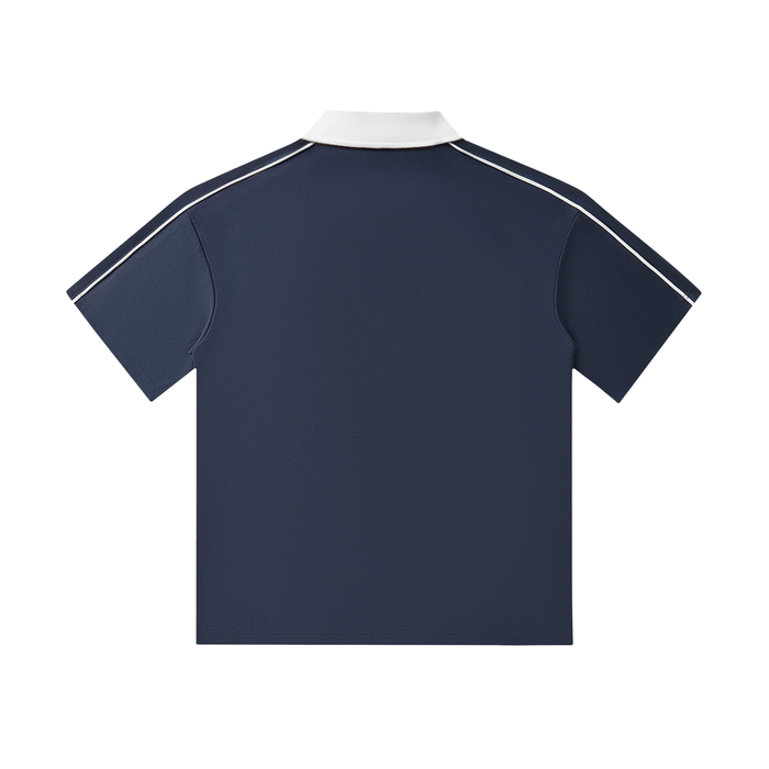 BFP Contrast Collar Short-Sleeve Polo Shirt ODMPOD