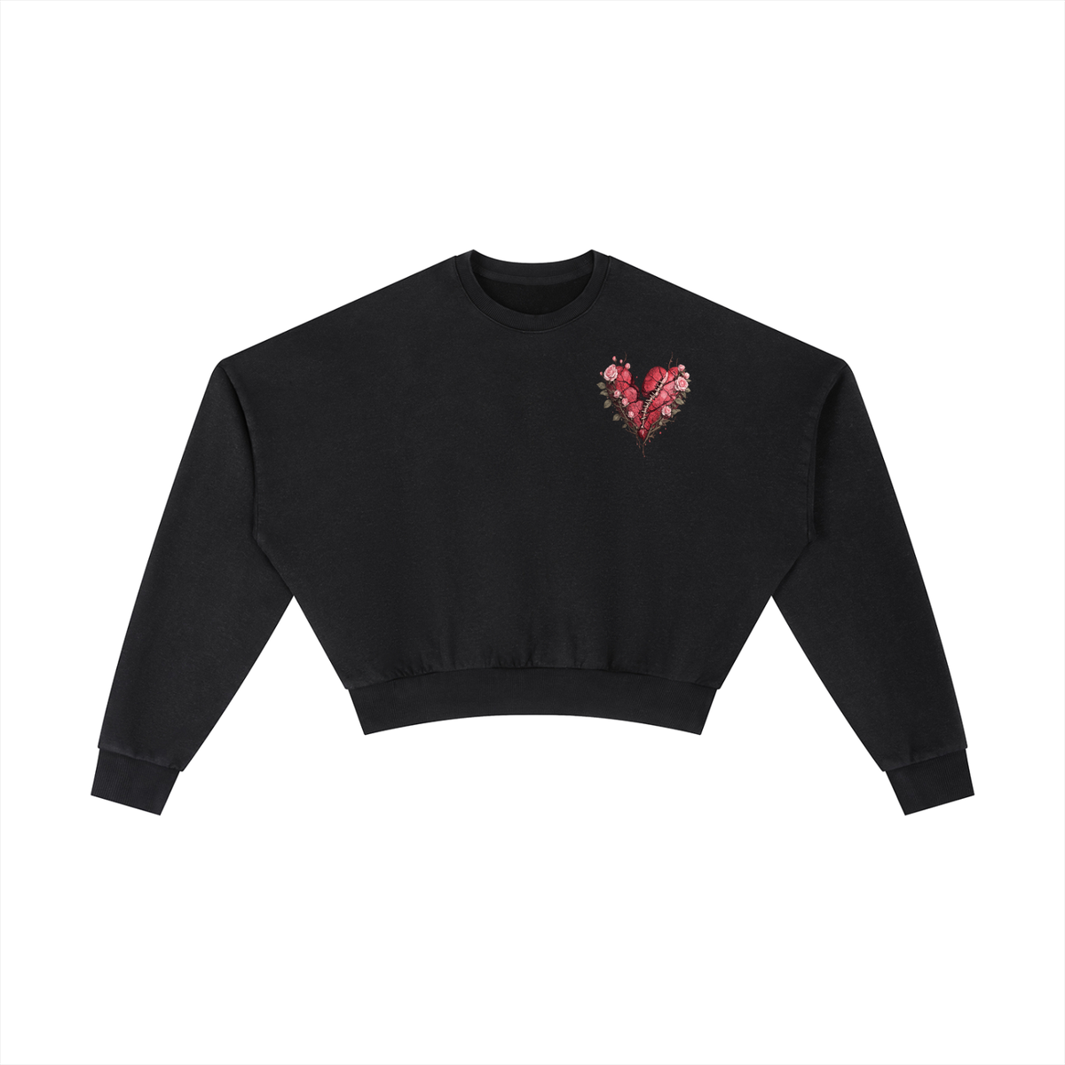 Vintage Washed Cropped Sweatshirt ODMPOD