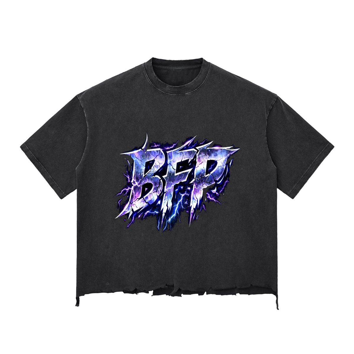 DARKSIDE Snow Wash Raw-Hem Boxy T-shirt ODMPOD