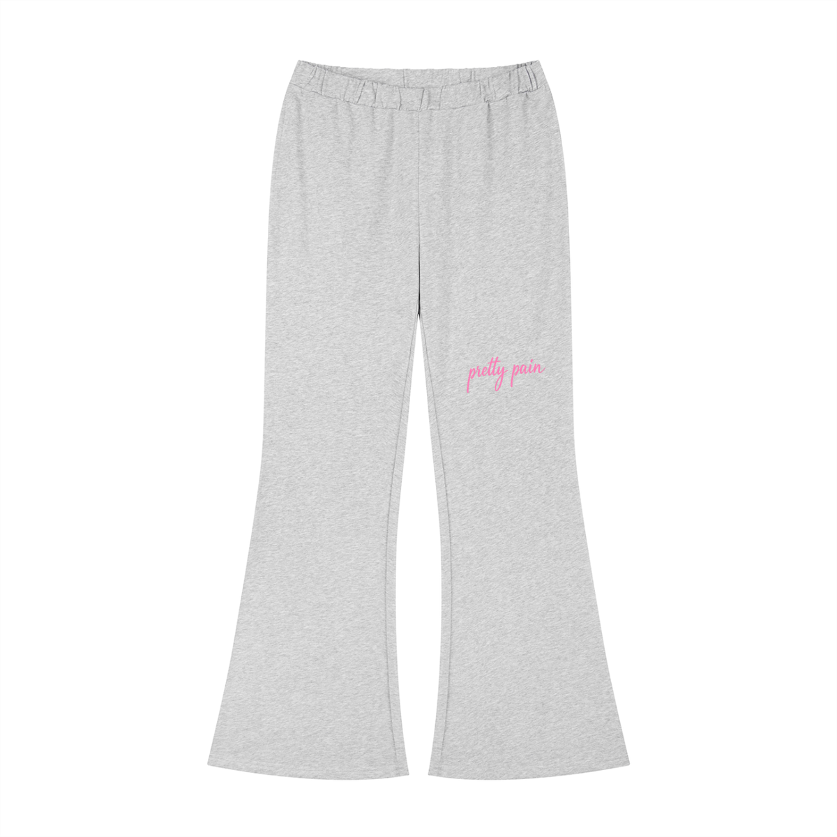PRETTY PAIN Women's Slim-Fit Flared Sweatpants ODMPOD