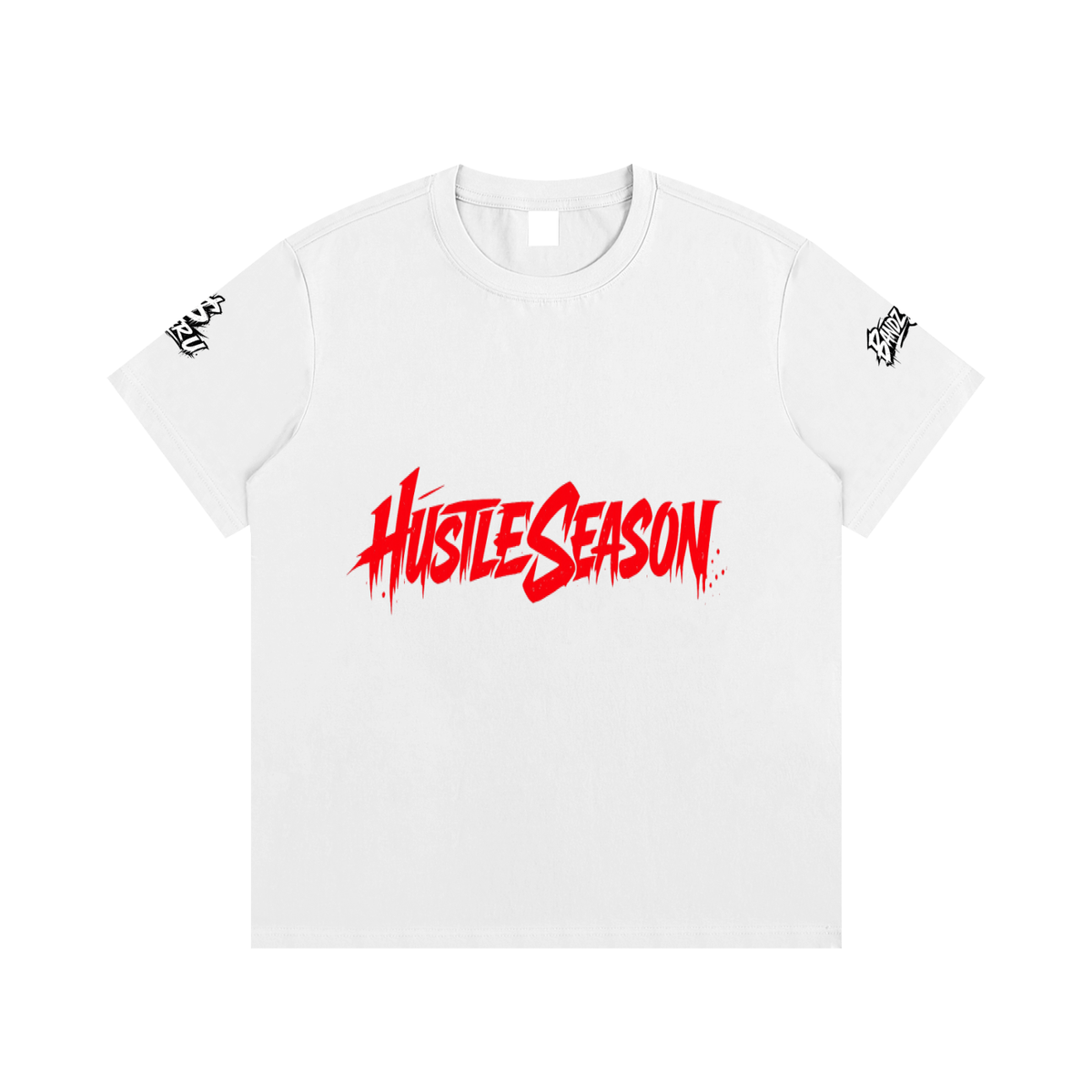 HUSTLE SEASON Essential Cotton T-Shirt ODMPOD