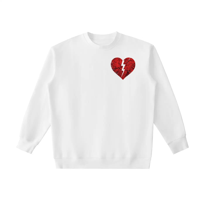 Essential Heavyweight Broken Heart Crewneck Sweatshirt ODMPOD