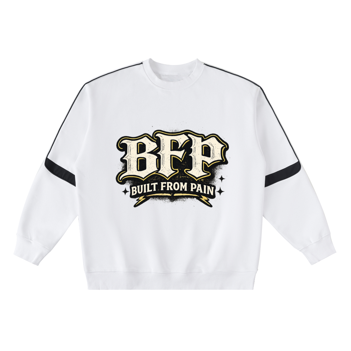 Oversized Crewneck Taped Sweatshirt ODMPOD