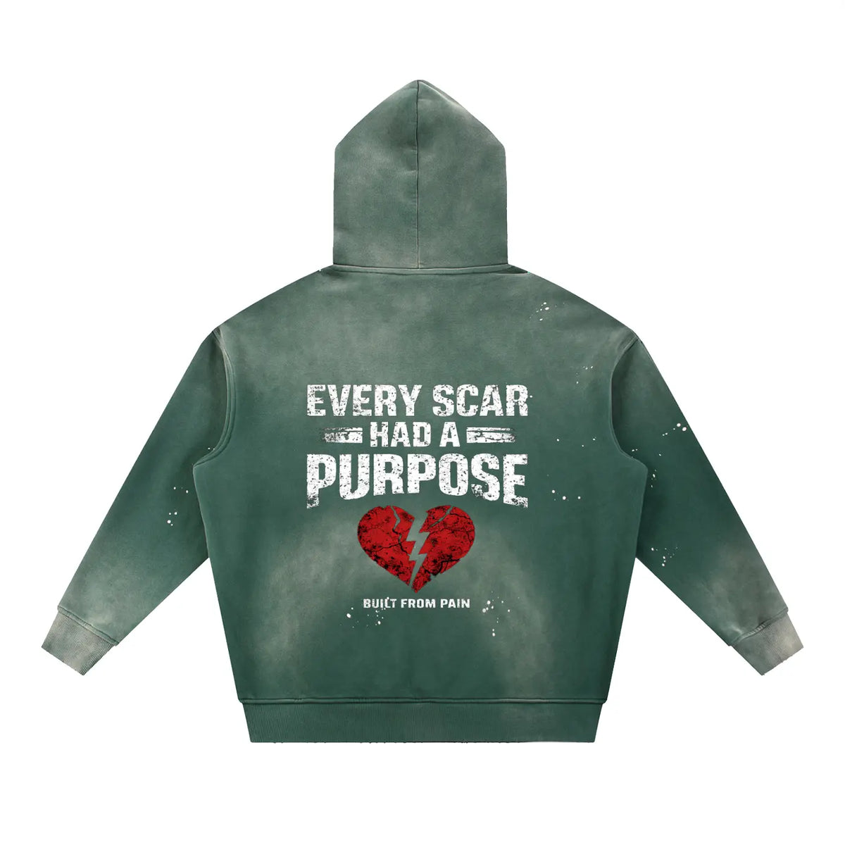 BFP Vintage Washed Forged by Pain Fleece Hoodie - Built From Pain Clothing