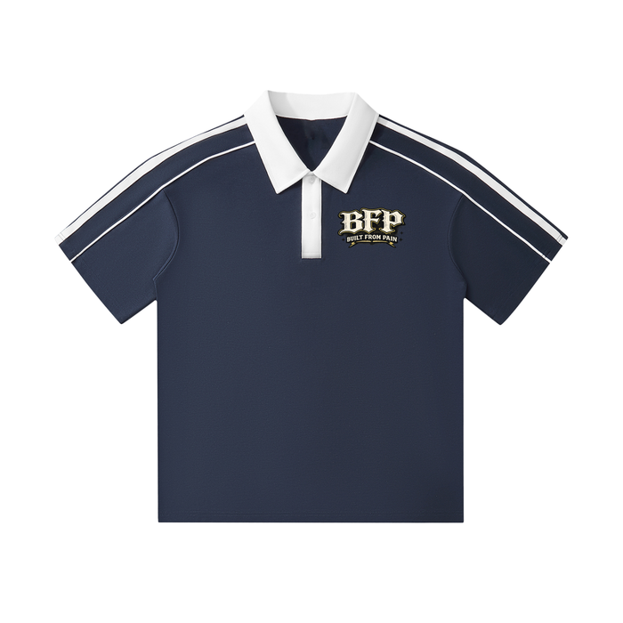 BFP Contrast Collar Short-Sleeve Polo Shirt ODMPOD