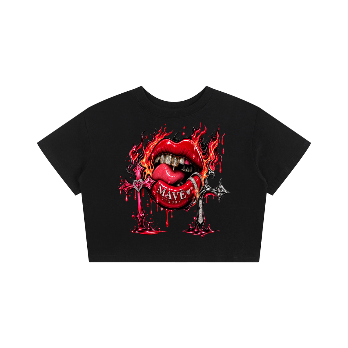 MAVÈ Baby Tee Seamless T-Shirt - 200 GSM