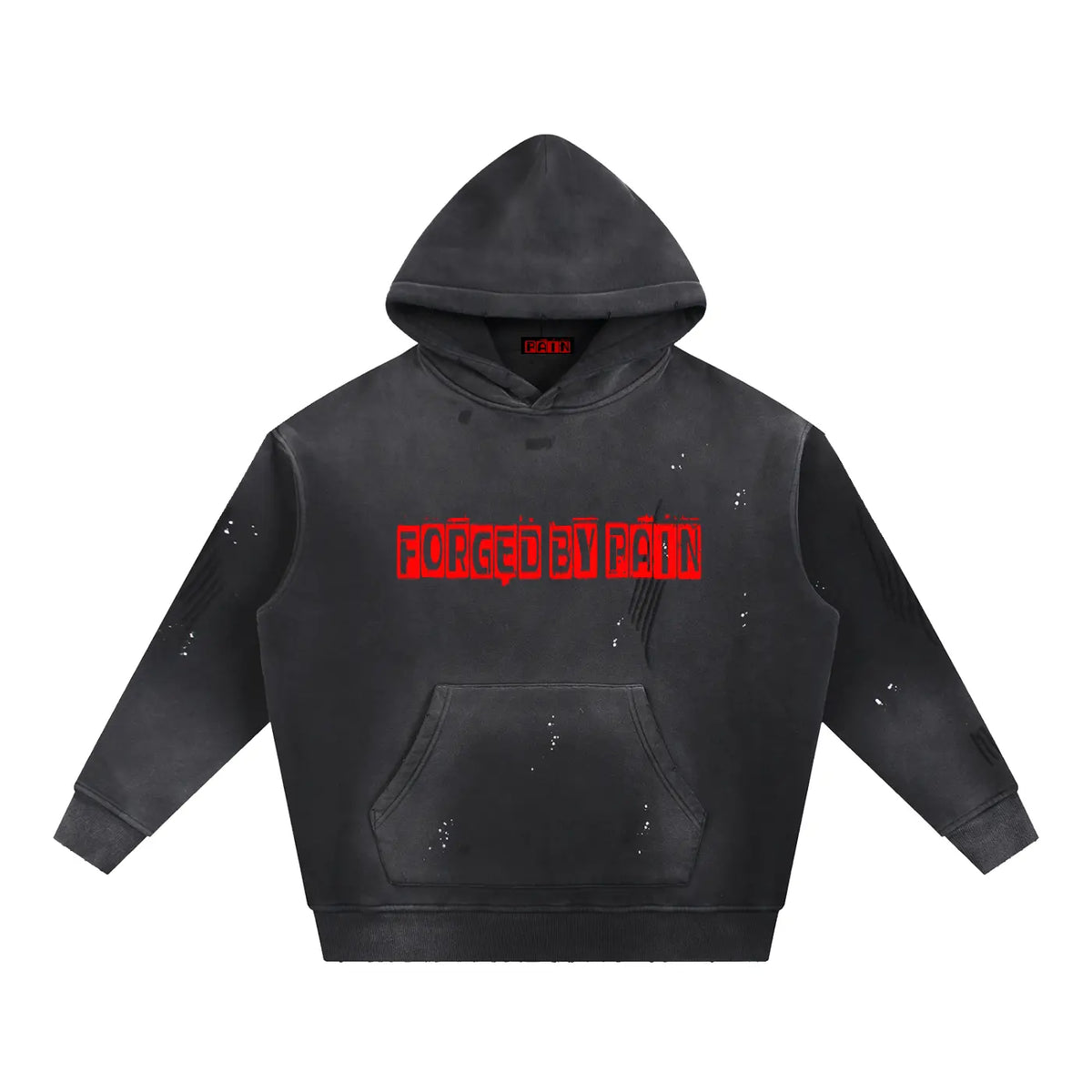 BFP Vintage Washed Forged by Pain Fleece Hoodie - Built From Pain Clothing