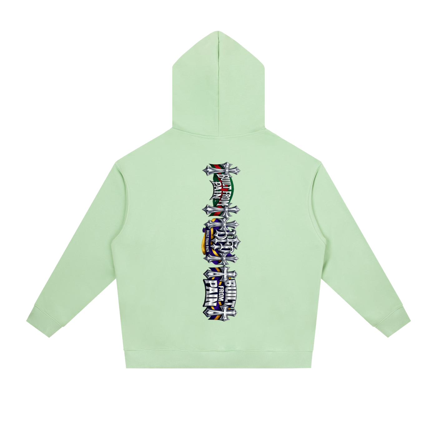 2 GUNS CHROME Essential Heavyweight Drop-Shoulder Hoodie ODMPOD