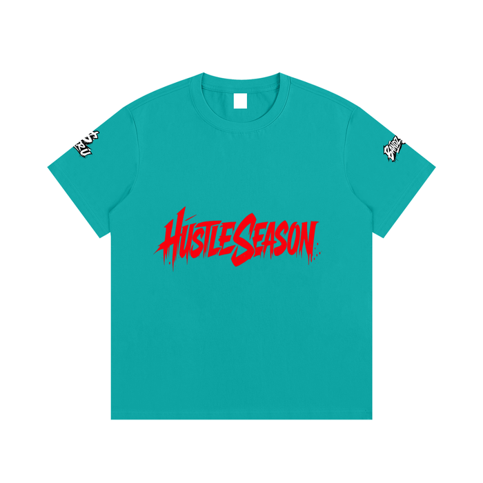 HUSTLE SEASON Essential Cotton T-Shirt ODMPOD