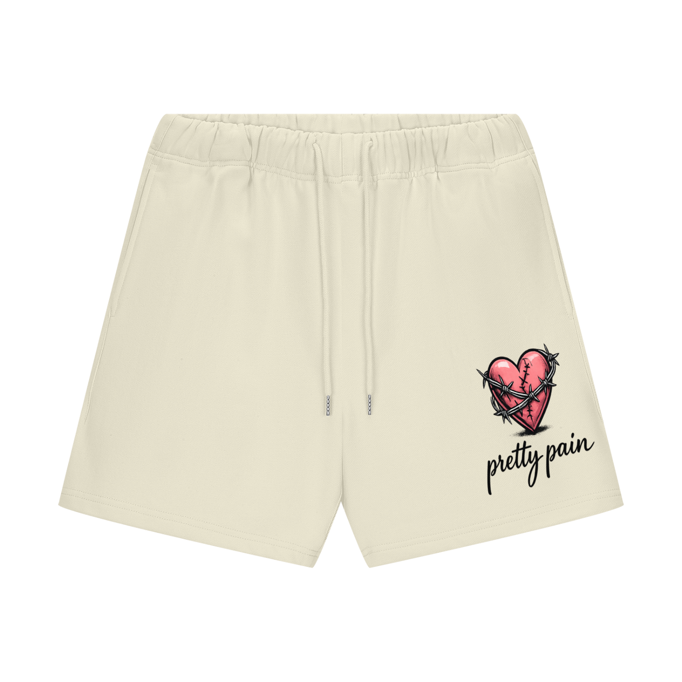 PRETTY LILLY  PAIN Unisex Heavyweight Fleece Loose Fit Shorts ODMPOD