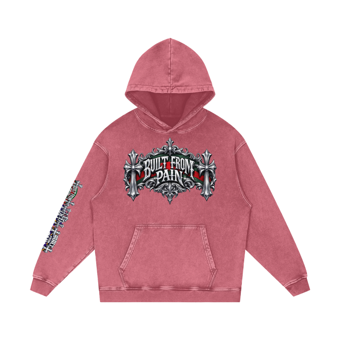 Chrome BFP Snow Washed Loose Cotton Hoodie ODMPOD
