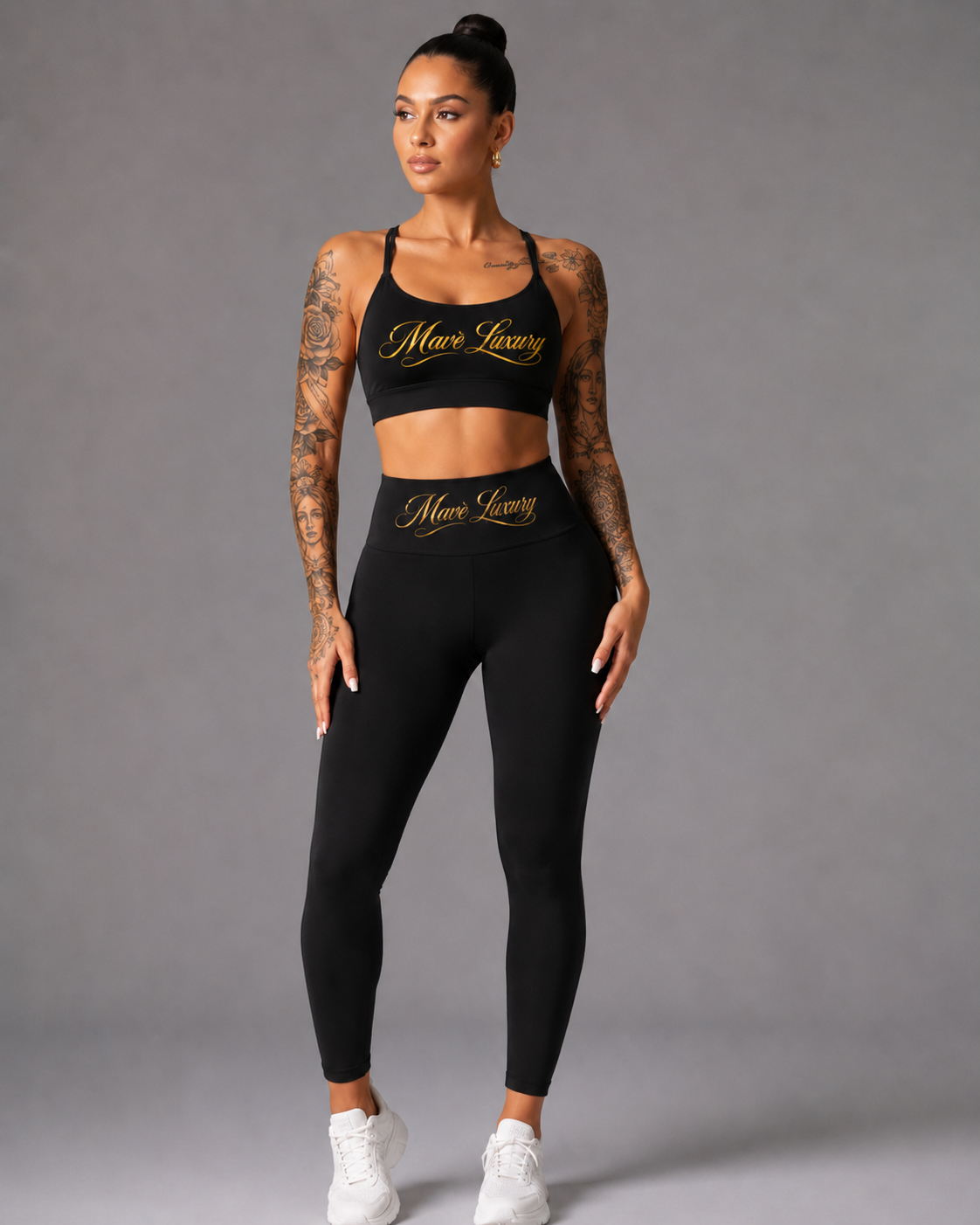 MAVÈ LUXURY High-Waisted Yoga Leggings