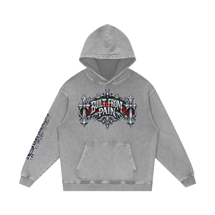 Chrome BFP Snow Washed Loose Cotton Hoodie ODMPOD