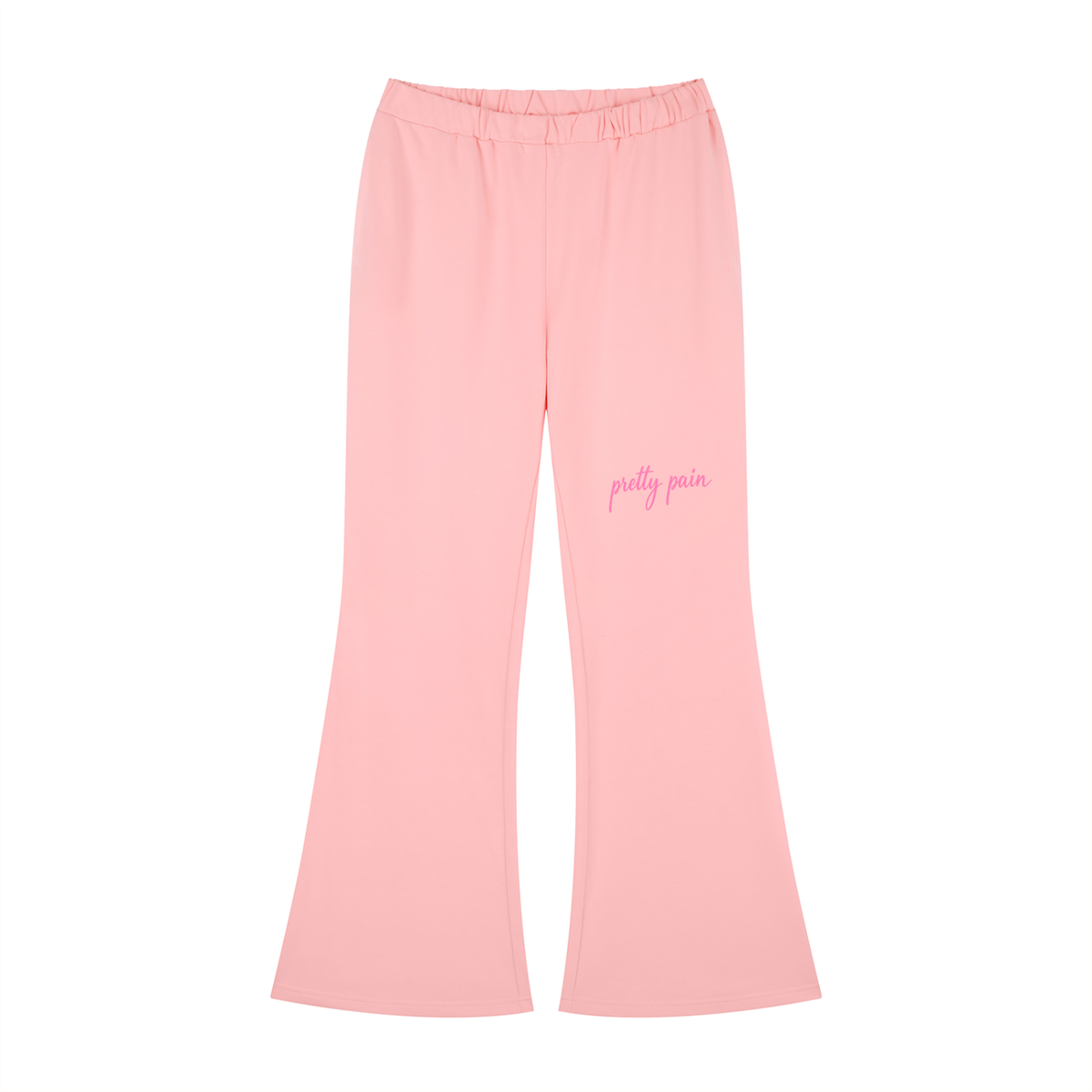 PRETTY PAIN Women's Slim-Fit Flared Sweatpants ODMPOD