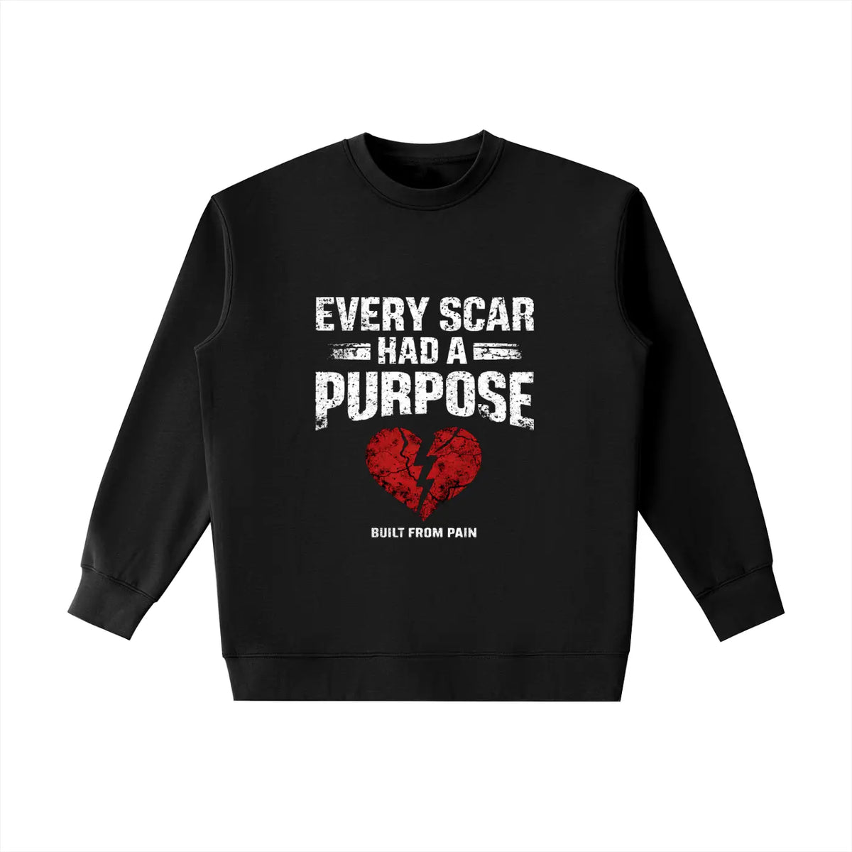 Essential Heavyweight Crewneck Sweatshirt - Built From Pain Clothing