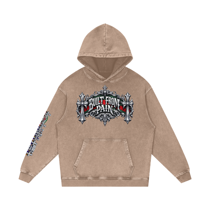 Chrome BFP Snow Washed Loose Cotton Hoodie ODMPOD