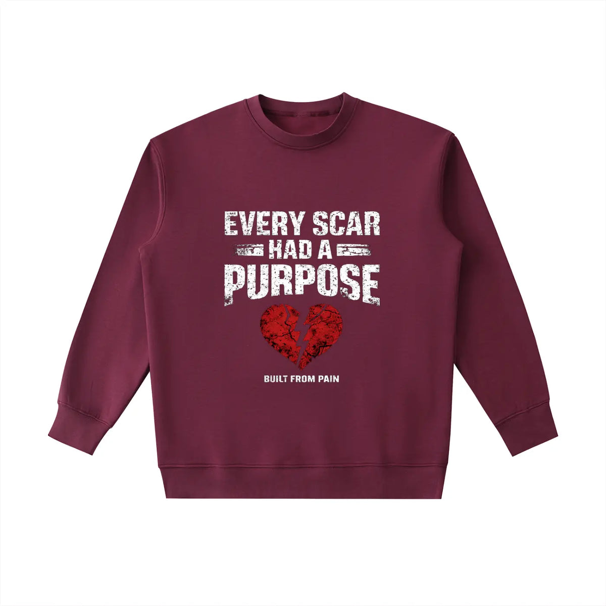 Essential Heavyweight Crewneck Sweatshirt - Built From Pain Clothing