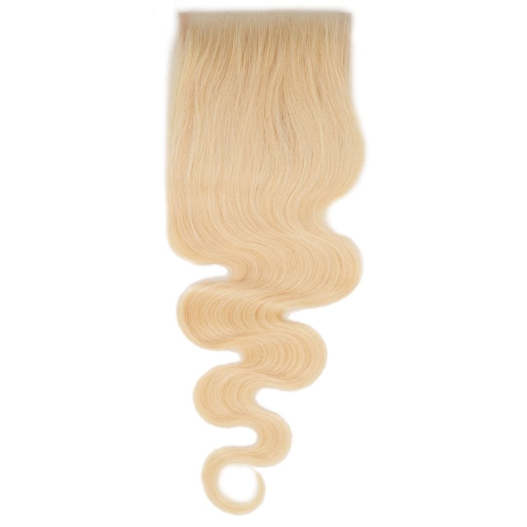 Blonde Body Wave 4x4 Transparent Closure - Built From Pain Clothing