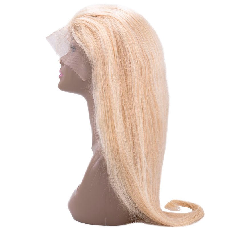 Blonde Straight 13x4 Transparent Lace Front Wig - Built From Pain Clothing