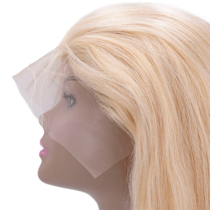 Blonde Straight 13x4 Transparent Lace Front Wig - Built From Pain Clothing