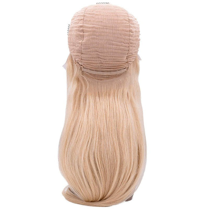 Blonde Straight 13x4 Transparent Lace Front Wig - Built From Pain Clothing