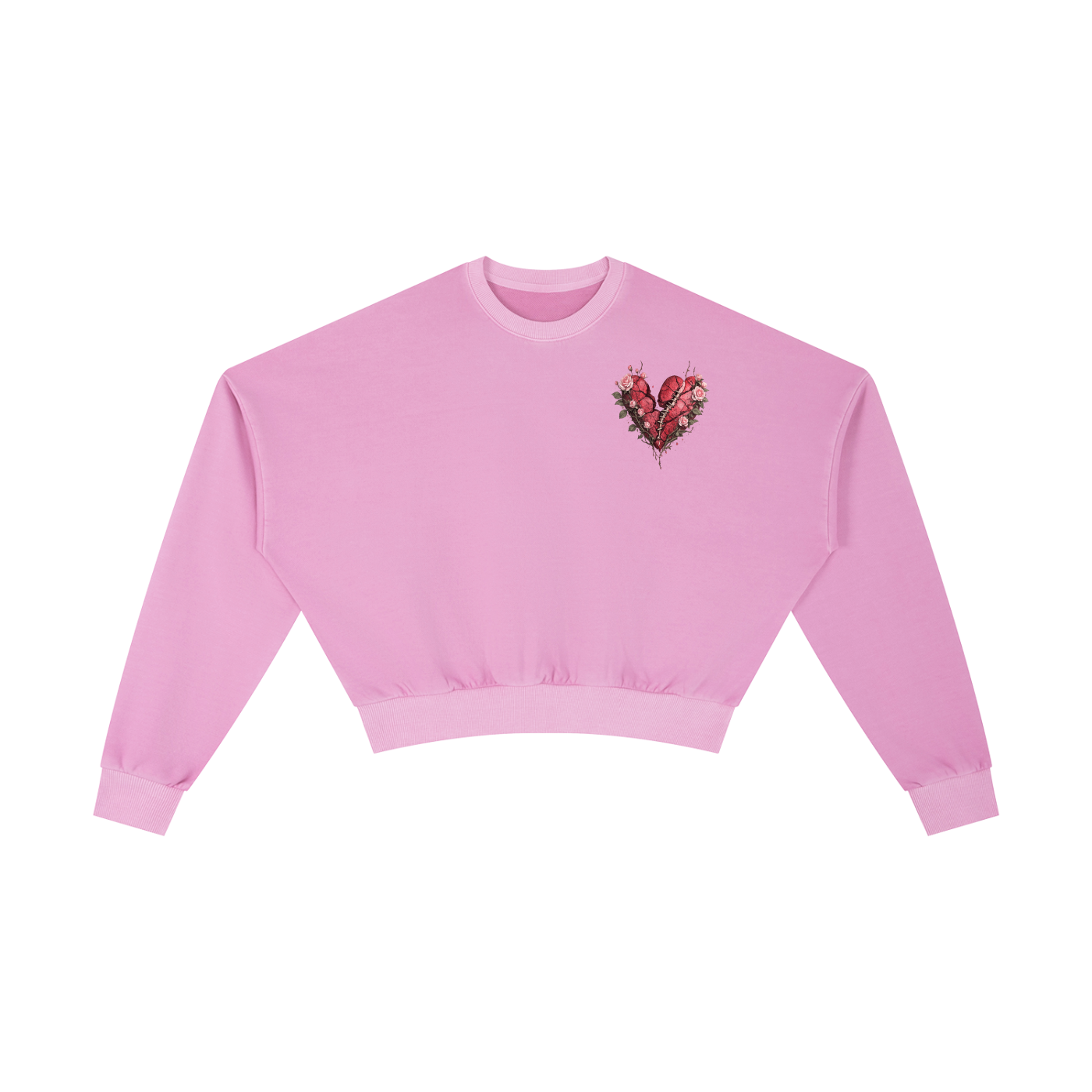 Vintage Washed Cropped Sweatshirt ODMPOD