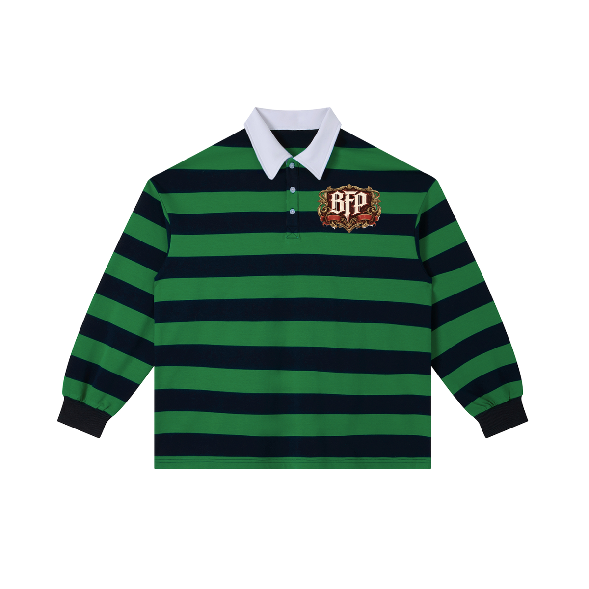 Color Block Stripe Polo Shirt ODMPOD