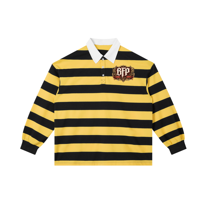 Color Block Stripe Polo Shirt ODMPOD
