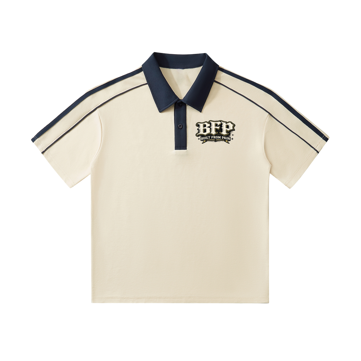 BFP Contrast Collar Short-Sleeve Polo Shirt ODMPOD
