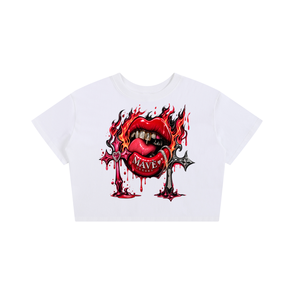 MAVÈ Baby Tee Seamless T-Shirt - 200 GSM
