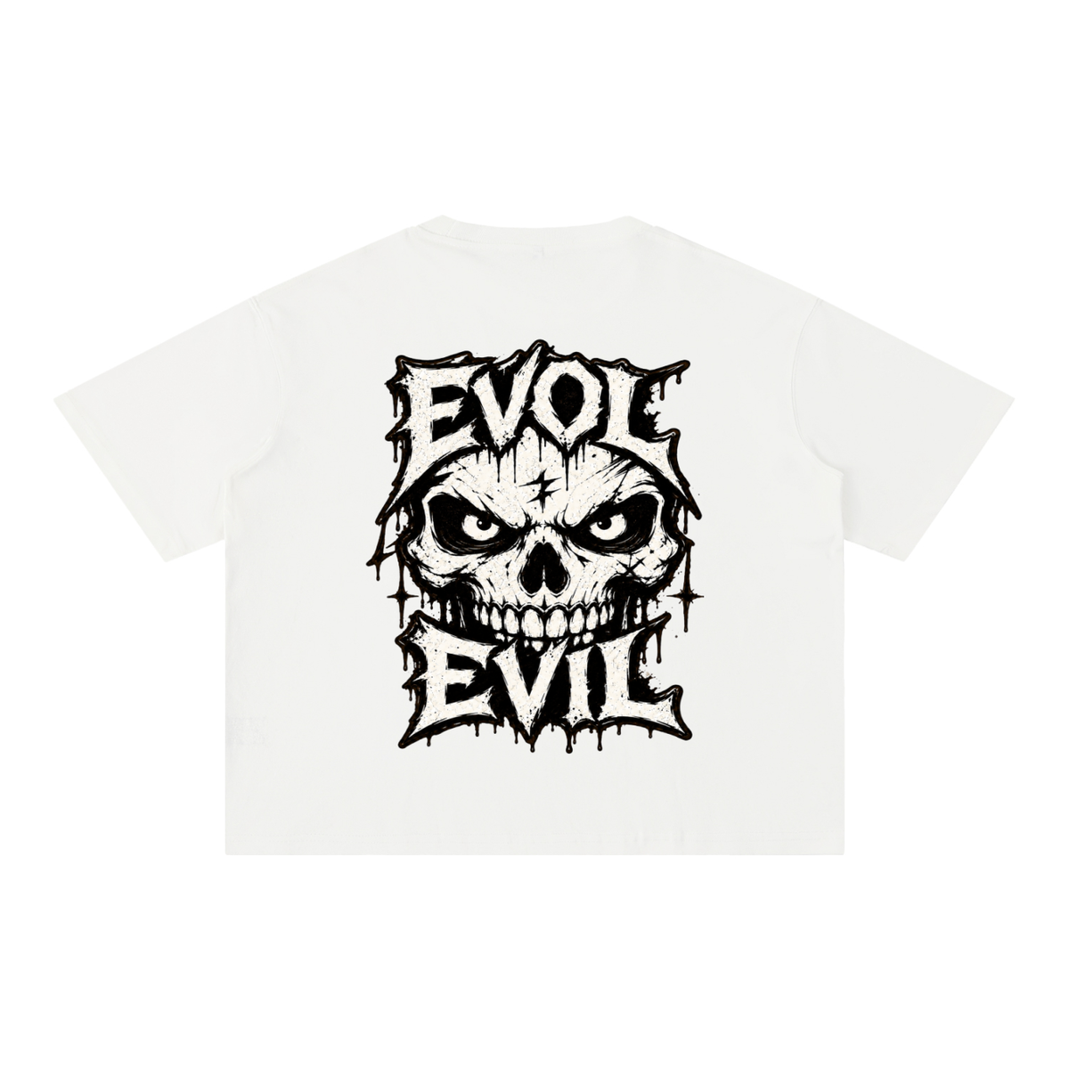EVOL EVIL Mineral Wash Boxy Cotton T-Shirt ODMPOD