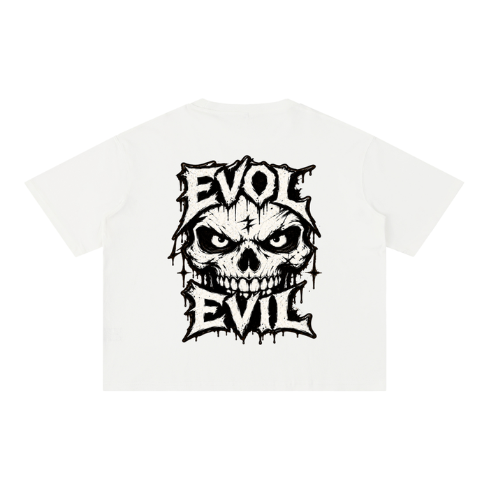 EVOL EVIL Mineral Wash Boxy Cotton T-Shirt ODMPOD