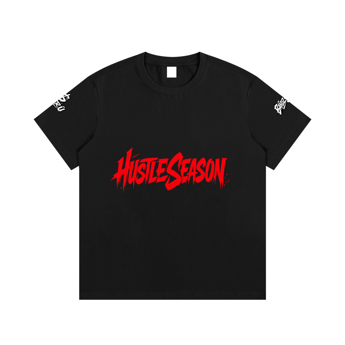 HUSTLE SEASON Essential Cotton T-Shirt ODMPOD