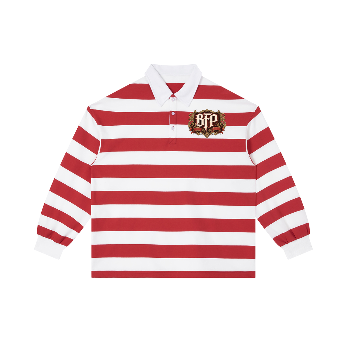 Color Block Stripe Polo Shirt ODMPOD