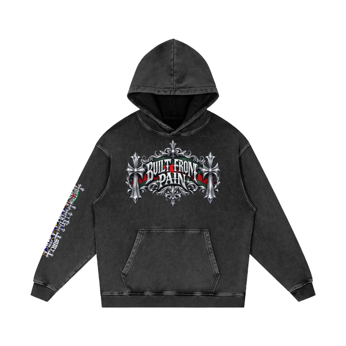 Chrome BFP Snow Washed Loose Cotton Hoodie ODMPOD