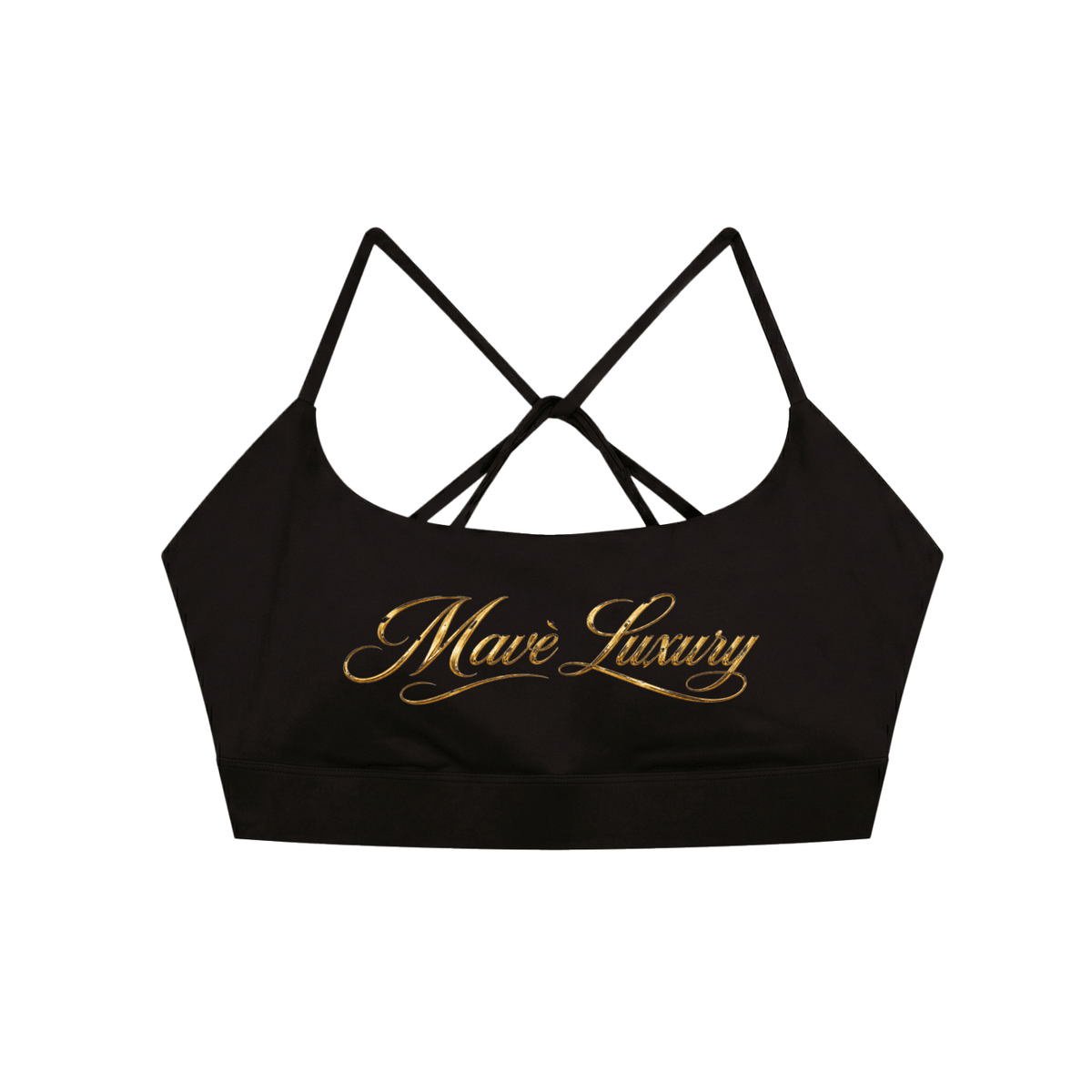 MAVÈ LUXURY Criss Cross Yoga Sports Bra ODMPOD