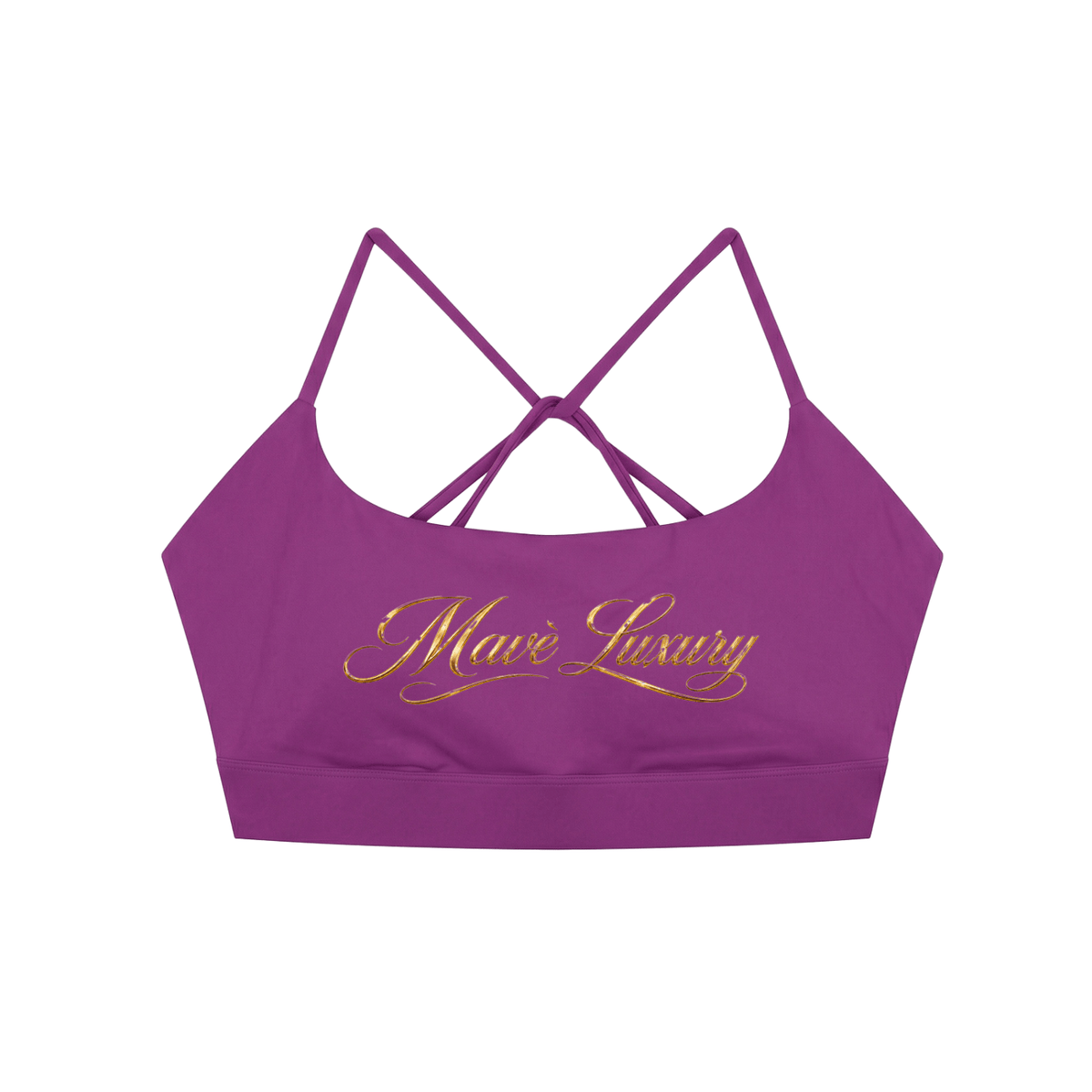 MAVÈ LUXURY Criss Cross Yoga Sports Bra ODMPOD